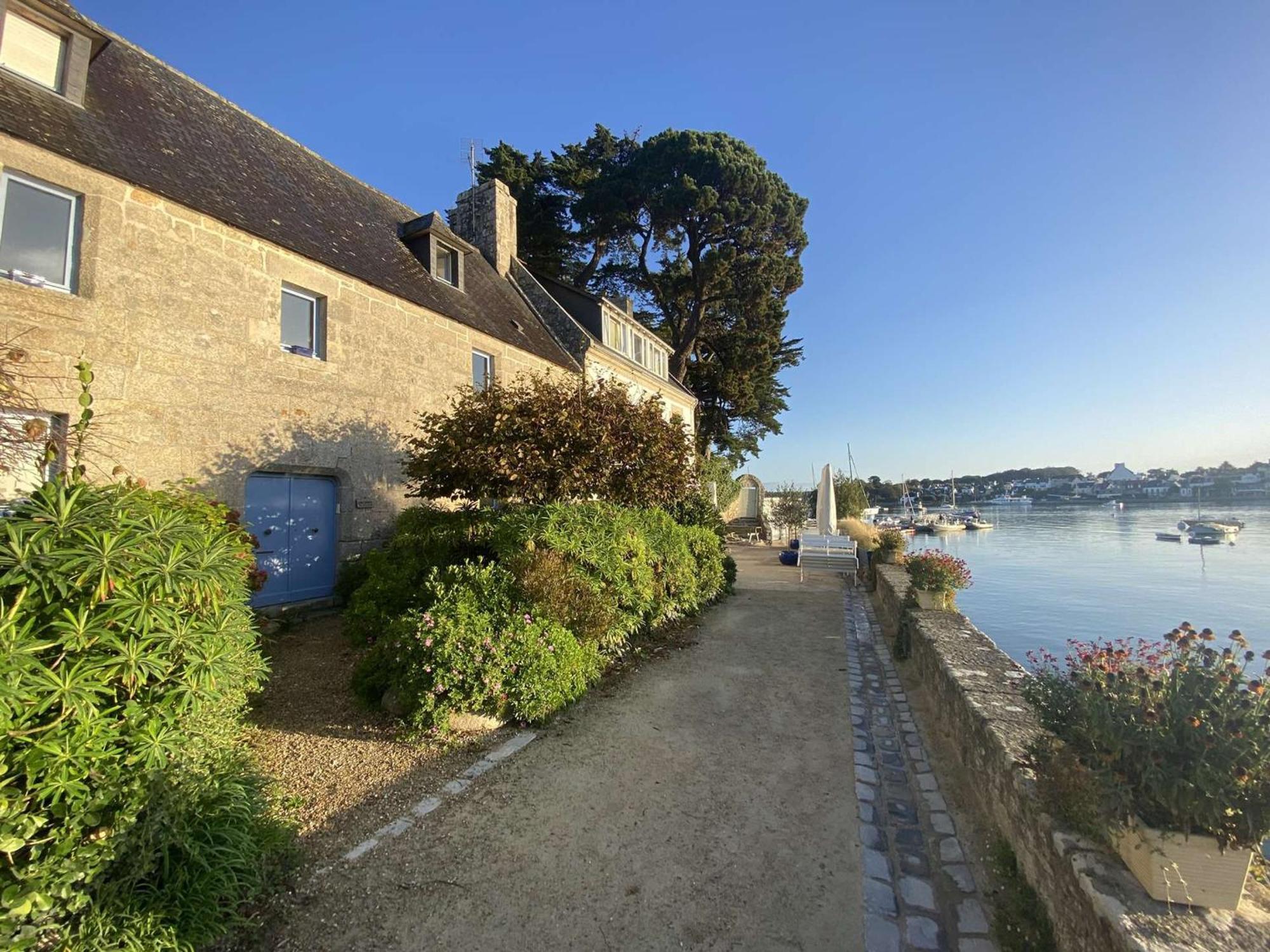 Combrit Sainte-Marine: T2 Duplex Renove Avec Jardin Prive Et Vue Sur Port - Fr-1-481-91公寓 外观 照片